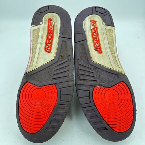 Nike Air Jordan 3 III Retro Crimson Size 12 136064-005 Black Red Bright Shoes - Picture 8 of 11